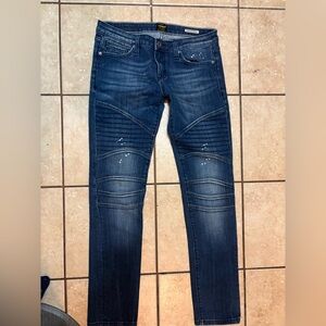 Anoname Women's Blue Ankle Jeans